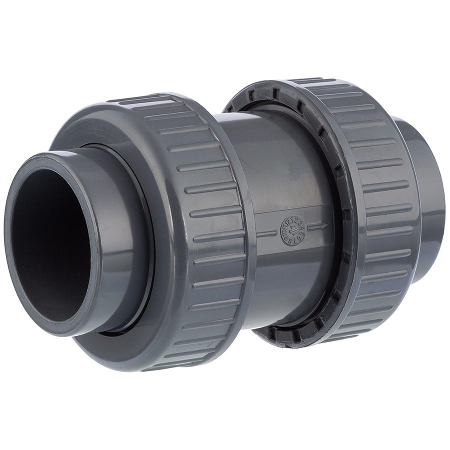 PVC-U non-return valve <b>ball 2-way glue socket