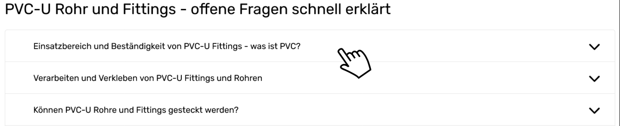 offene Fragen schnell erklärt