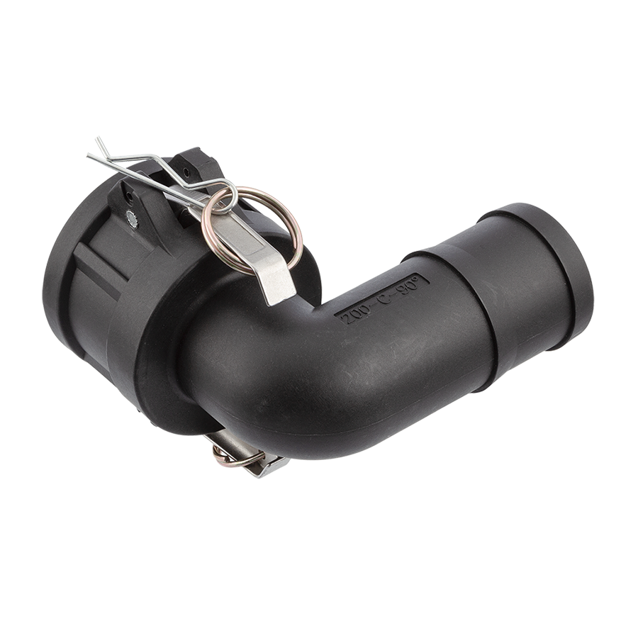 Kamlock Right Angle Connection Kamlock x Hose Barb Image 3