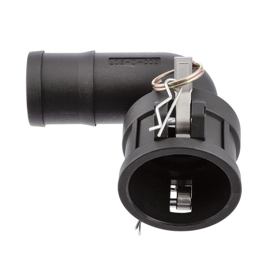 Kamlock Right Angle Connection Kamlock x Hose Barb Image 4
