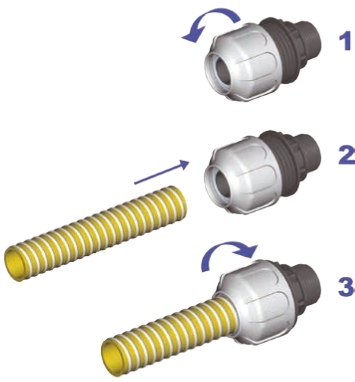 Clamp Coupling External Thread for Suction and Pressure Hose Instruction