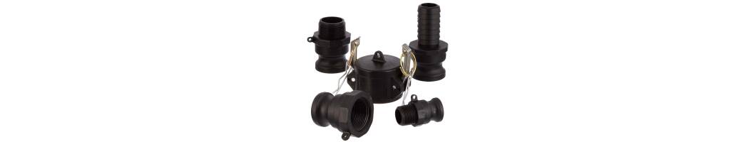  Hose couplings, lever-arm couplings, Kamlock...