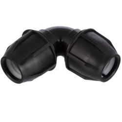 PP elbow 90&deg; compression fitting