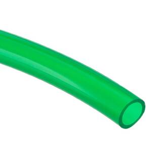 PVC hose green/transparent