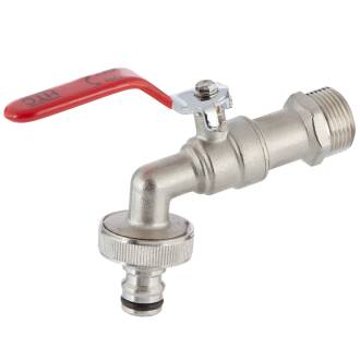 Brass Water tap male thread x QuickConnector