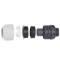BD FAST PP clamp coupling for flexible hose clamp x external thread