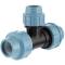 Reducing tee 90° compression fitting, DVGW