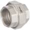 Edelstahl V4A Verschraubung 2fach Innengewinde flach dichtend 1"
