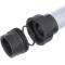 U-PVC trasparent pipe with threaded union