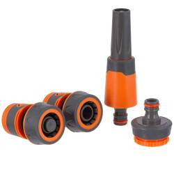 Accessories set for garden hoses