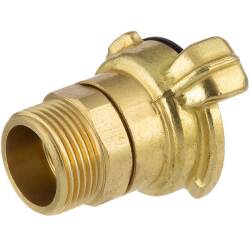 HTC&copy; quick coupling Claw coupling Threaded piece 360&deg; rotatable Male thread