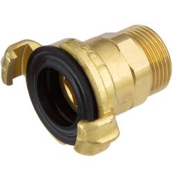 HTC&copy; quick coupling Claw coupling Threaded piece 360&deg; rotatable Male thread