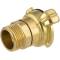HTC© quick coupling Claw coupling Threaded piece 360° rotatable Male thread