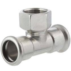 Tee con filetto femmina, acciaio inox 316, &quot;Profilo M&quot;