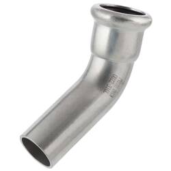Pressfitting V4A Bogen 45&deg; I/A einseitig Einschiebende