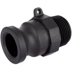Kamlock PP type F male part with external thread