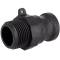 Kamlock PP type F male part with external thread