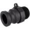 Kamlock PP type F male part with external thread