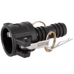 Kamlock PP type C female part with hose nozzle