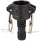 Kamlock PP type C female part with hose nozzle