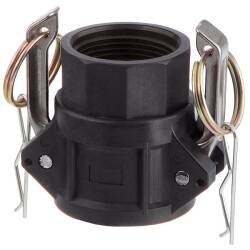 Kamlock PP type D female part with internal thread