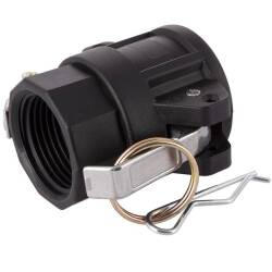 Kamlock PP type D female part with internal thread
