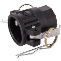 Kamlock PP type D female part with internal thread