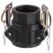 Kamlock PP type D female part with internal thread