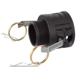 Kamlock PP type B female part with external thread