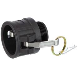 Kamlock PP type B female part with external thread