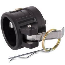 Kamlock PP type DC female part with end cap