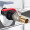 IBC container coupling S60*6 with brass ball valve and hose nozzle