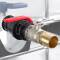 IBC container coupling S60*6 with brass ball valve and hose nozzle