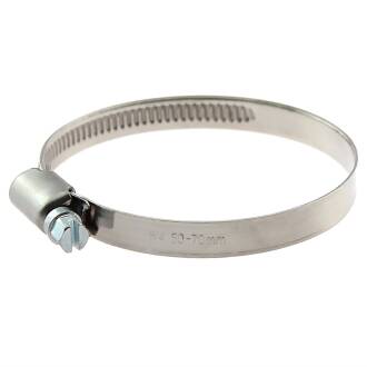 Hose clamp 9mm W4 type industrial stainless steel V2A