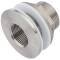 Stainless steel V4A tank connector feedthrough female x male thread
