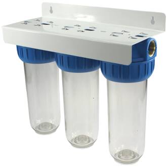 Wasserfiltergehäuse 3fach 10"