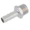 Portagomma filetto maschio, in acciaio inox 316 3/4" x 16mm