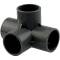 PVC-U T-Stück 90°, 4fach Klebemuffe 32mm