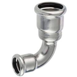 &gt;Stainless Steel V4A Pressfitting M-Contour Bend 90&deg; I/I Dual Press Coupling