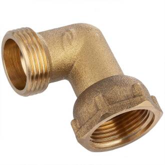 Brass Elbow 90° Overnut Internal Thread x External Thread (I/E)