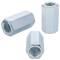 Zinc-coated steel threaded connection socket - hexagonal - DIN 6334