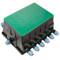 Valve shaft distributor, distribution station