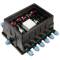Valve shaft distributor, distribution station