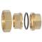 Brass female threaded union - flat sealing
