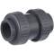 Valvola di non ritorno a sfera manicotto x filetto femmina in PVC-U