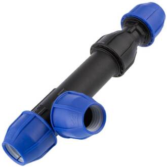 Tee 90° telescopic compression fittings