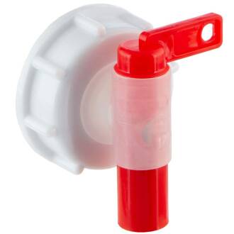DIN filling tap for IBC containers and canisters