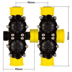 3-way RPE solenoid valve with 24V 1&quot; manifold