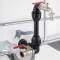 IBC container set swan-neck, water tap with additional ball valve