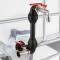 IBC container set swan-neck, water tap with additional ball valve